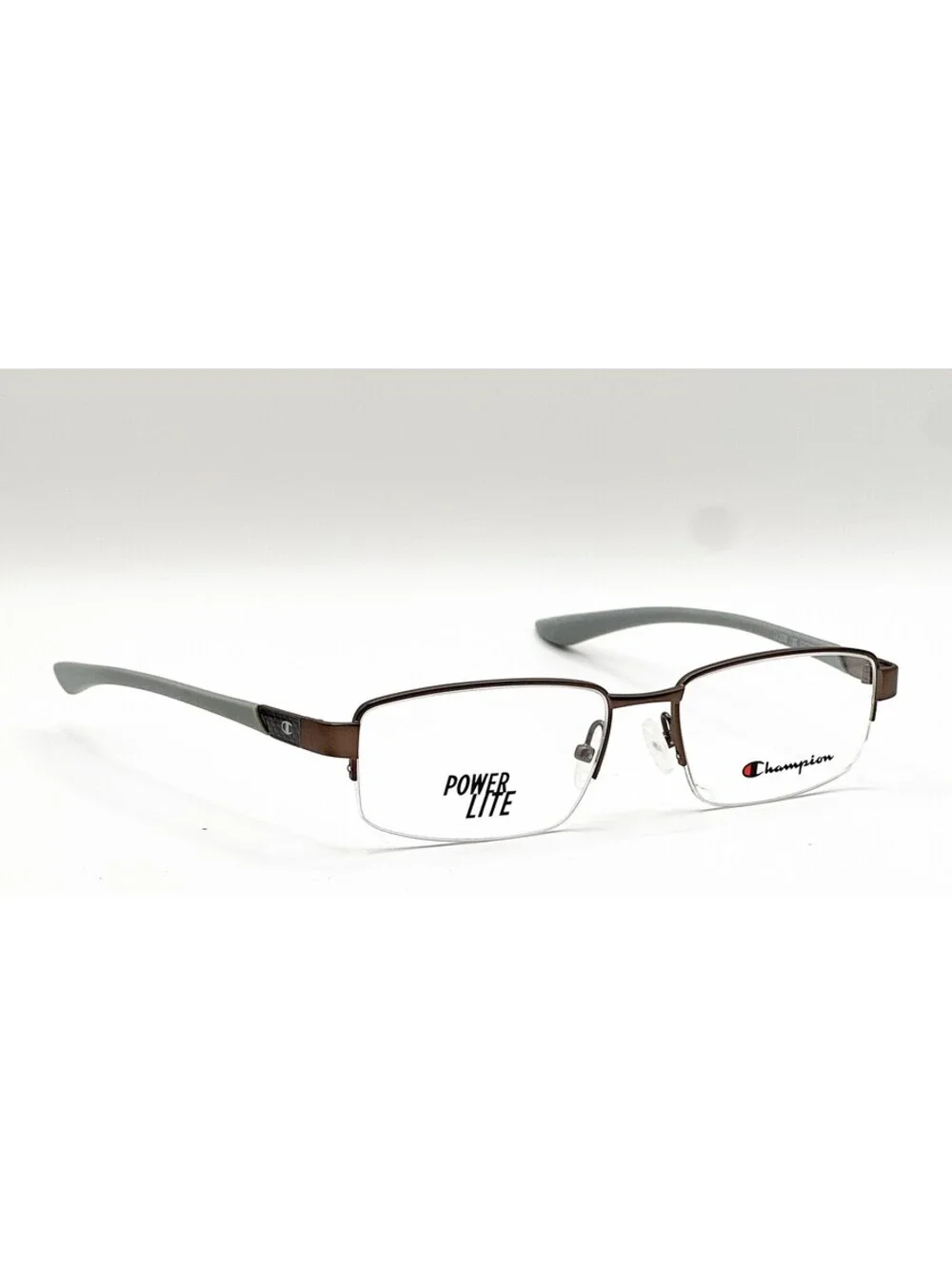Champion CU 2010 C03 Gray Rectangle Authentic Eyeglass Frames 52-17-135